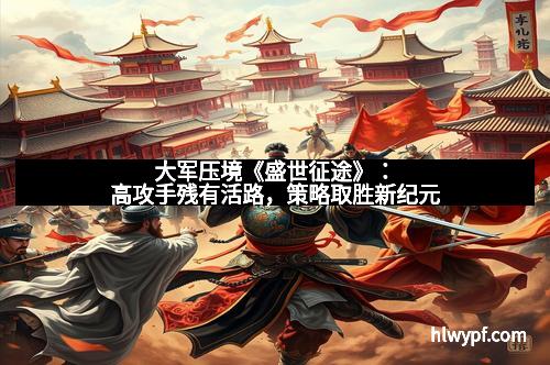 大军压境《盛世征途》：高攻手残有活路，策略取胜新纪元